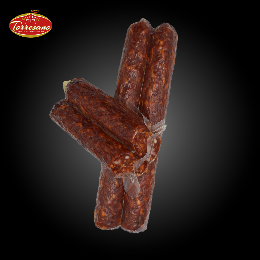 SALSICCIA NAPOLI PICCANTE BASTONE CAL. 55 SV 2 PZ KG 1,22 CT 10 PZ
